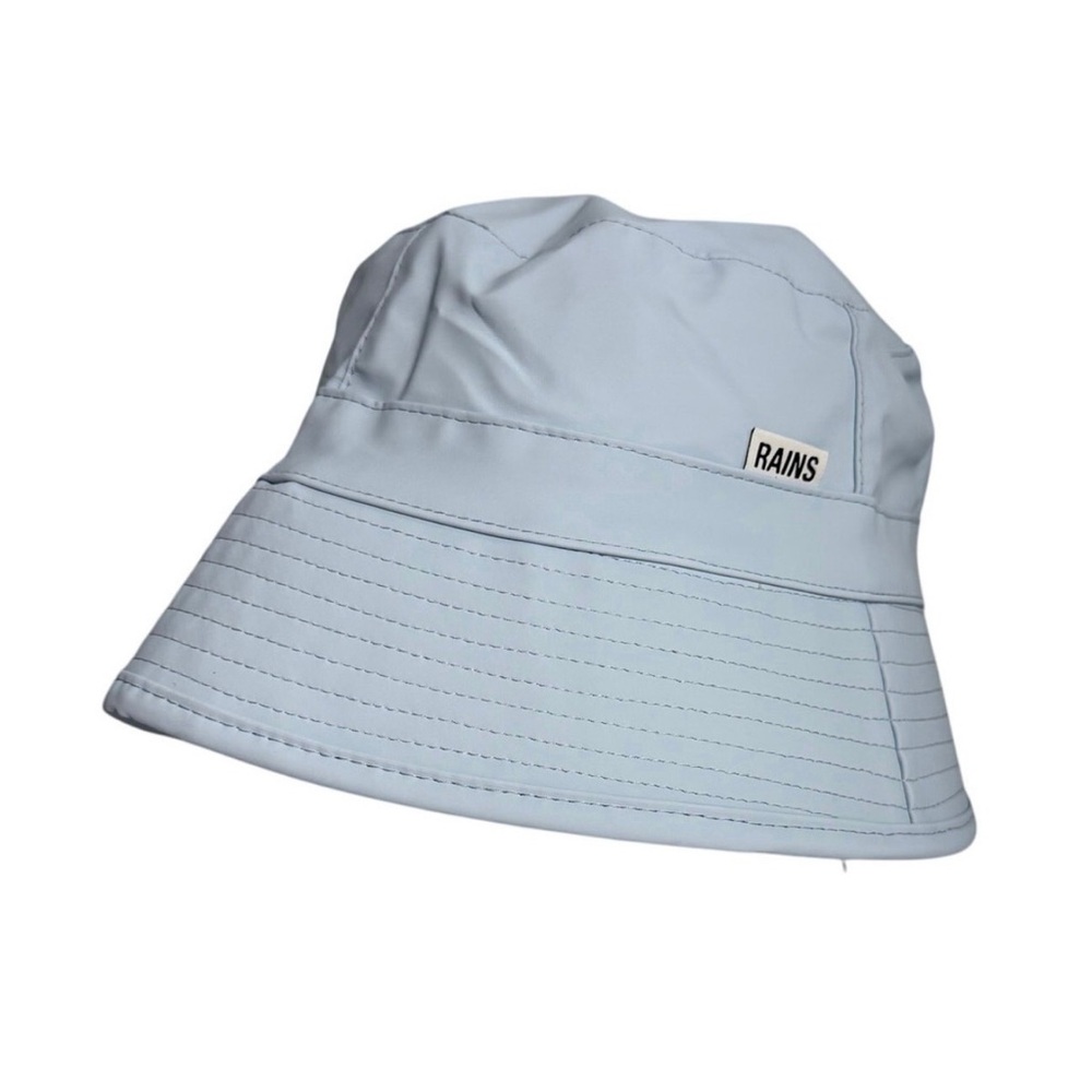 Rains Blue Bucket Hat Quilted Design